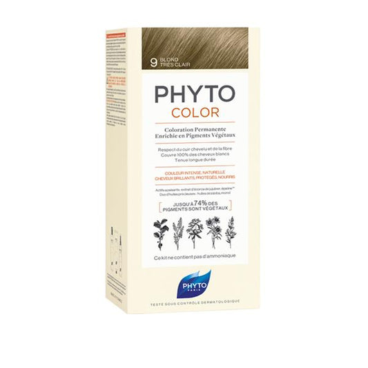 Phyto Hair Colour By Phytocolor 9 Very Light Blonde 180g