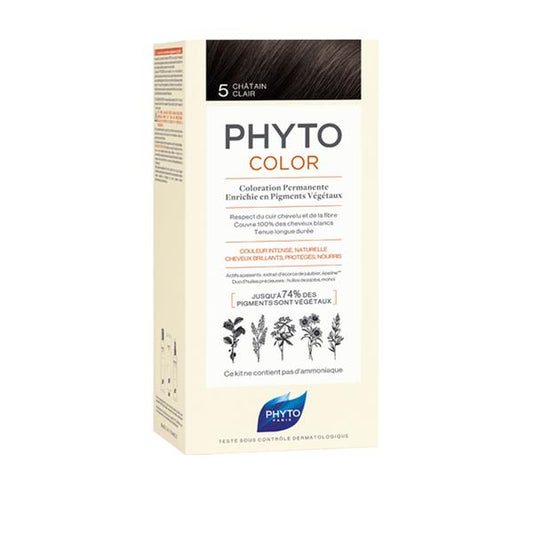 Phyto Hair Colour By Phytocolor 5 Light Brown 180g