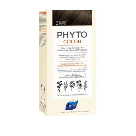 Phyto Hair Colour By Phytocolor 6 Dark Blonde 180g