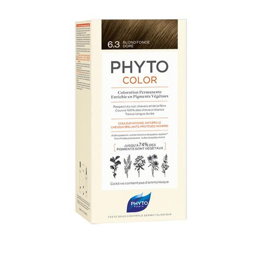 Phyto Hair Colour By Phytocolor 6.3 Dark Golden Blonde 180g
