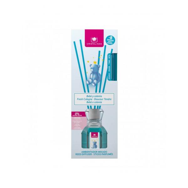 Cristalinas Mikado Ambientador 0 Bebé y Colonia 40ml