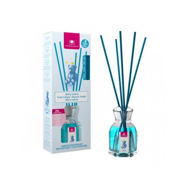 Cristalinas Mikado Ambientador 0 Bebé y Colonia 40ml