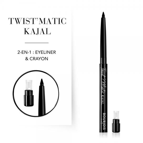 Bourjois Twist Matic Kajal 01 Charkhol