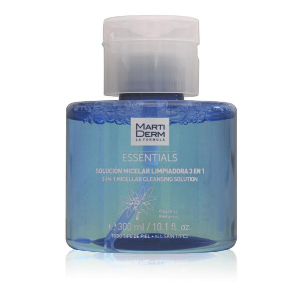 Martiderm Essentials 3 In 1 Micellar Cleansing Solution Prebiotics Edelweiss 300ml