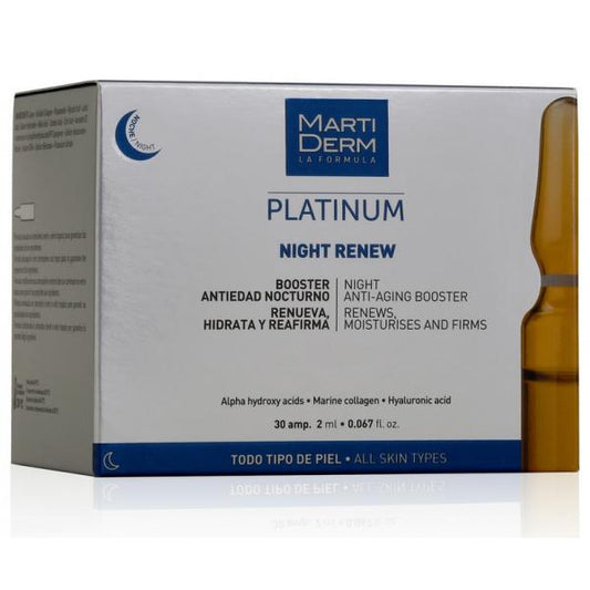 Martiderm Platinum Night Renew 30x2ml Ampoules