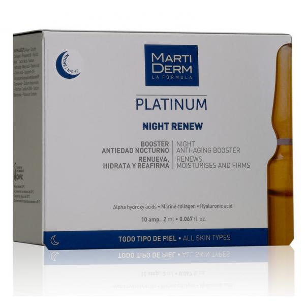 Martiderm Platinum Night Renew 10x2ml Ampoules