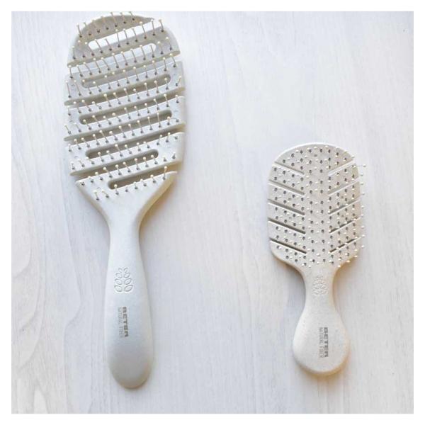 Beter Cepillo Detangling Mini Natural Fiber Beige