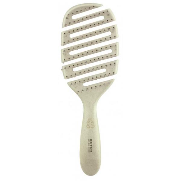 Beter Detangling Natural Fiber Flexible Vent Brush Beige