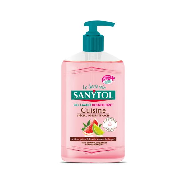 Savon pour les mains Sanytol Cuisine 250 ml 