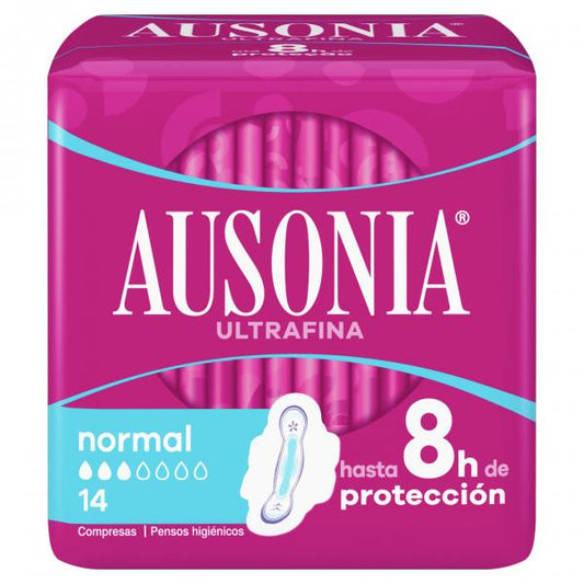 Ausonia Normal With Wings Sanitary Towels 14 Units