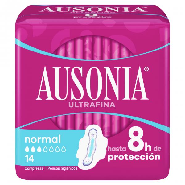 Ausonia Normal With Wings Sanitary Towels 14 Units