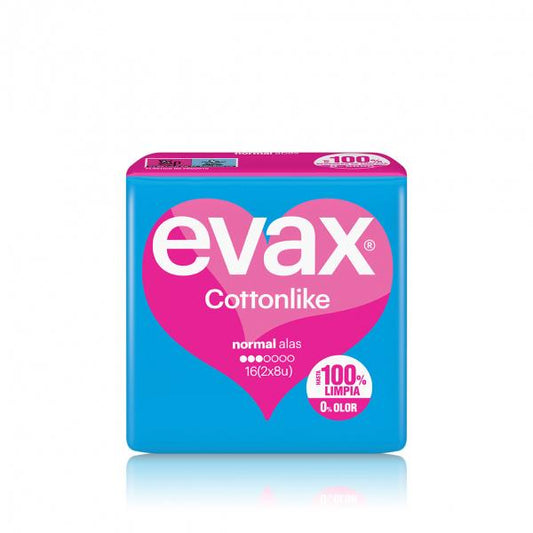 Evax Cottonlike Normal With Wings 16 Units