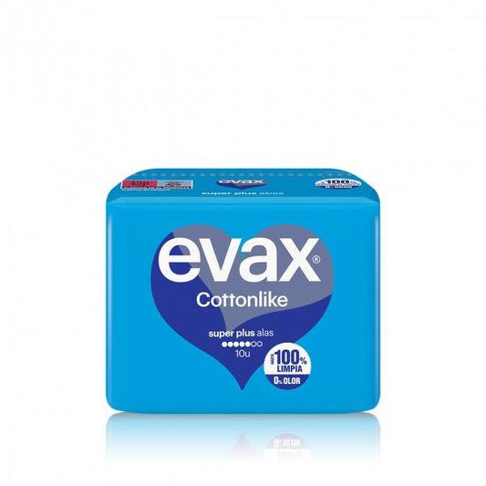 Evax Cottonlike Súper Plus With Wings 10 Units