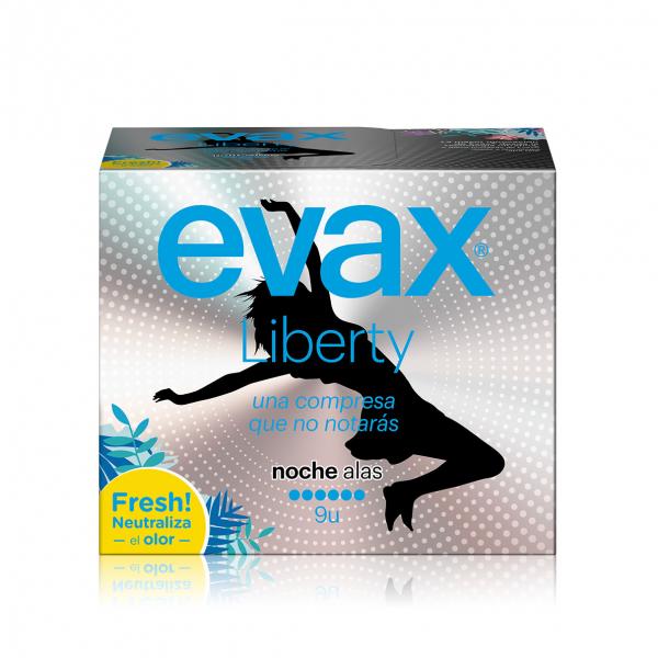 Evax Liberty Night Normal With Wings Sanitary Towels 12 Units