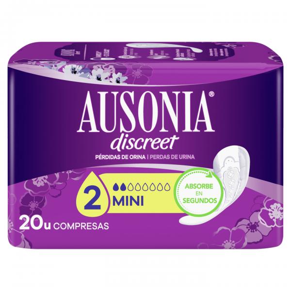 Ausonia Discreet Mini Sanitary Towels 20 Units