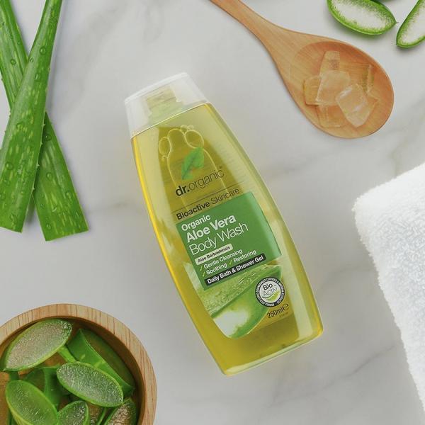 Dr Organic Aloe Vera Bath And Shower Gel 250ml