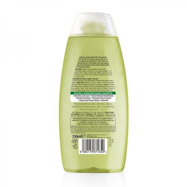 Dr Organic Aloe Vera Bath And Shower Gel 250ml