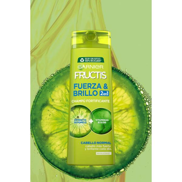 Garnier Fructis Strength And Shine 2 In 1 Shampoo 360ml