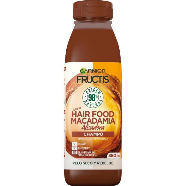 Garnier Fructis Hair Food Macadamia Straightening Shampoo 350ml