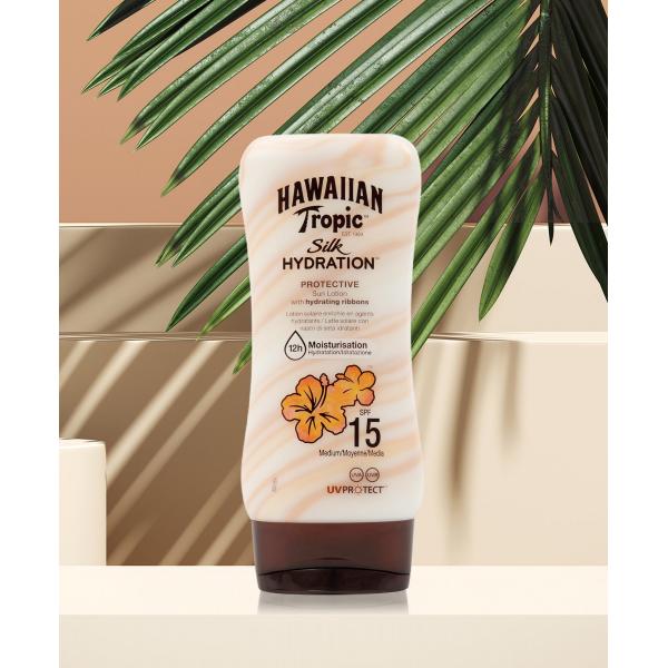 Hawaiian Tropic Silk Hydration Protective Sun Lotion Spf15 180ml