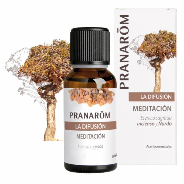 Pranarom Meditation Diffusion Sacred Incense Organic Essential Oil 30ml