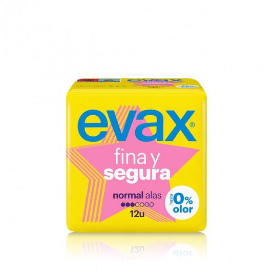 Evax Fina & Segura Normal With Wings Sanitary Towels 12 Units