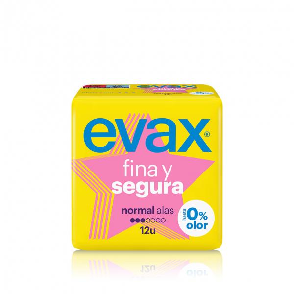 Evax Fina & Segura Normal With Wings Sanitary Towels 12 Units