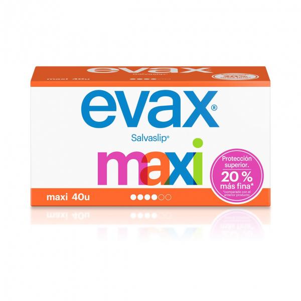Evax Cottonlike Maxi Pantyliners 40 Units