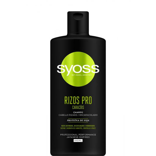 Syoss Shampoo Rizos Pro Definition And Hydration Wavy Or Curly Hair 440ml