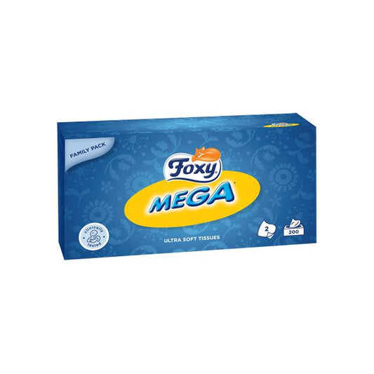 Mouchoirs Foxy Mega 200 unités 