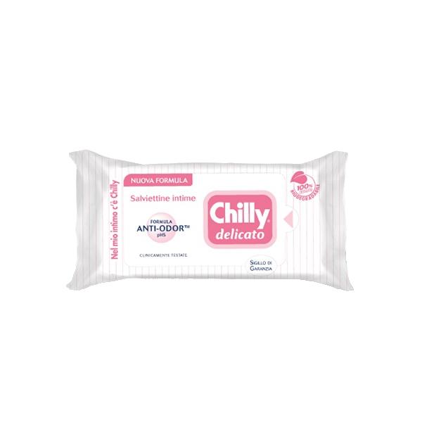 Chilly Delicado Pocket Toallitas ntimas Fórmula Suave 12 Unidades