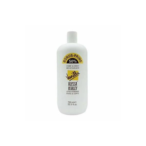 Crème hydratante pour les mains et le corps à la vanille Alyssa Ashley 750 ml