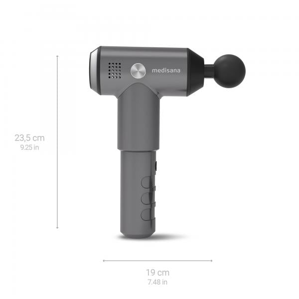 Medisana MG 500 massaggiatore Universale Nero, Grigio