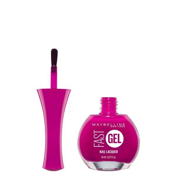 Maybelline Fast Gel Nail Lacquer 10-Fuschsia Ecstacy