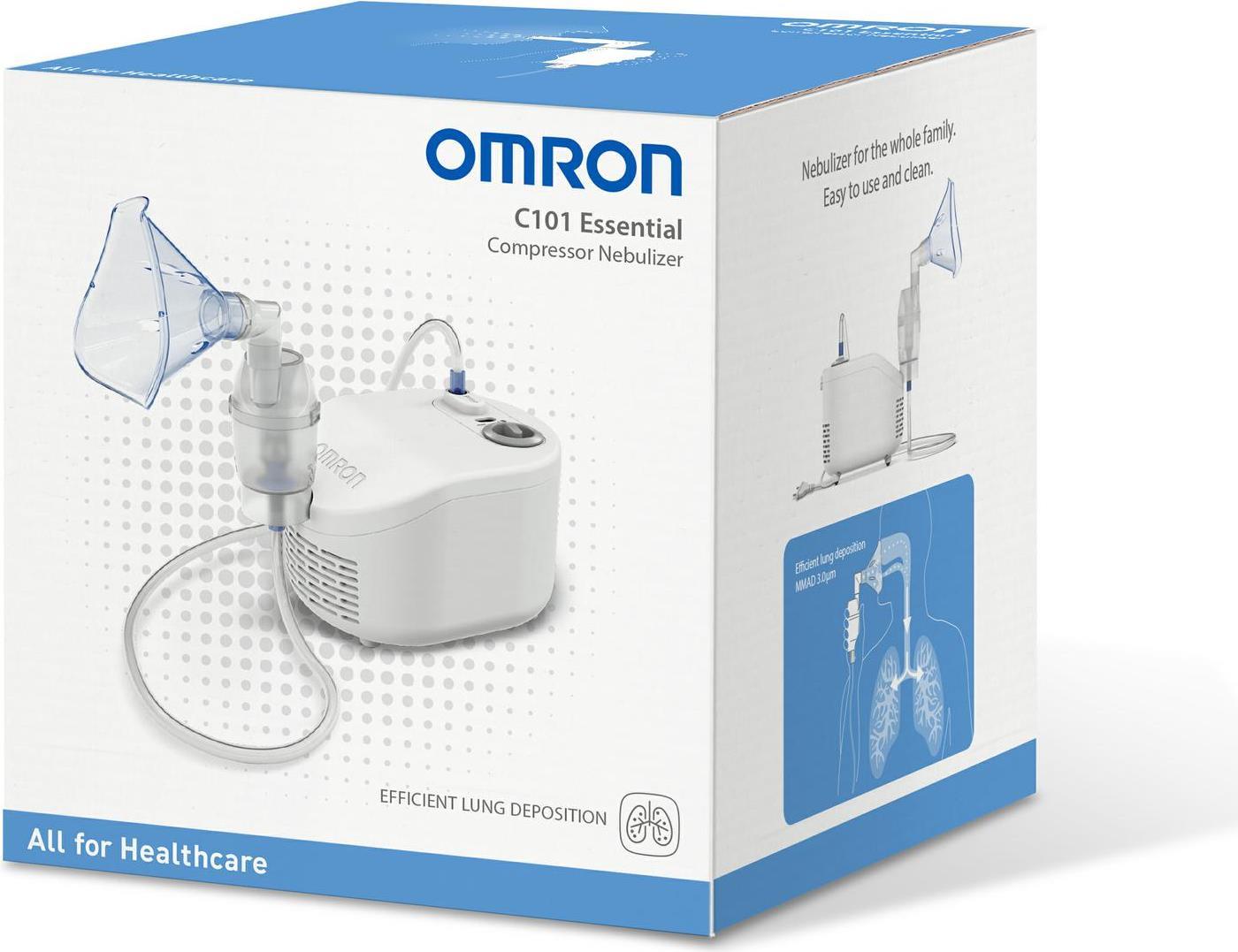 Omron Inhalator C101 Essential (klein, sparsam, fr die ganze Familie) (NE-C101-E)
