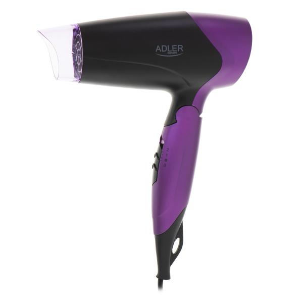 Adler AD 2260 asciuga capelli 1600 W Nero, Porpora