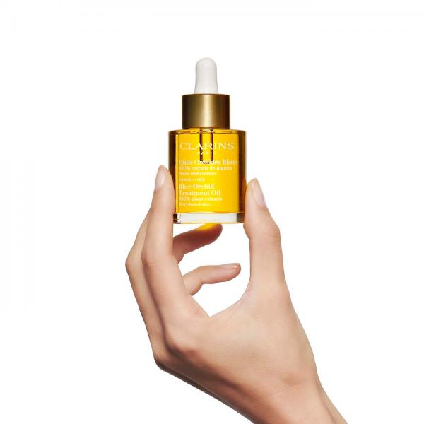 Clarins Blue Orchid Face Treatment Oil Dehydrated Skin 30ml 