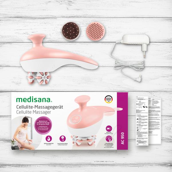 Medisana AC 950 massaggiatore Universale Rose Gold, Bianco