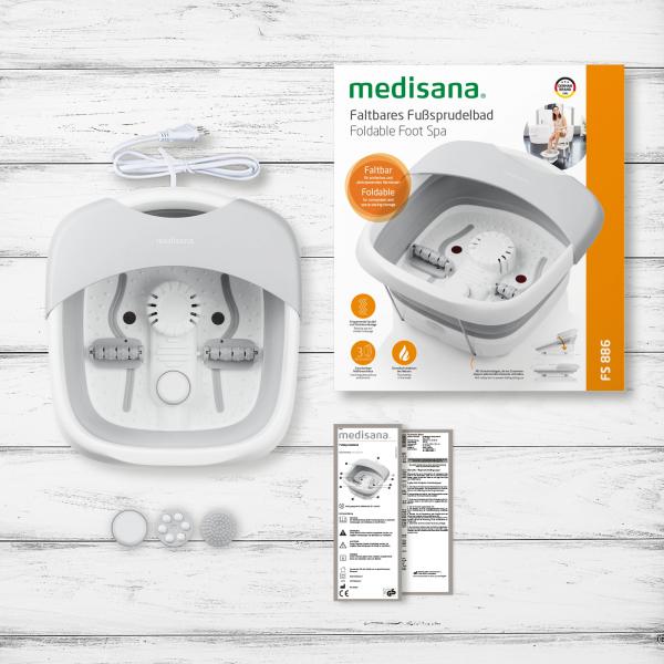 Medisana FS 886 pediluvi Bianco