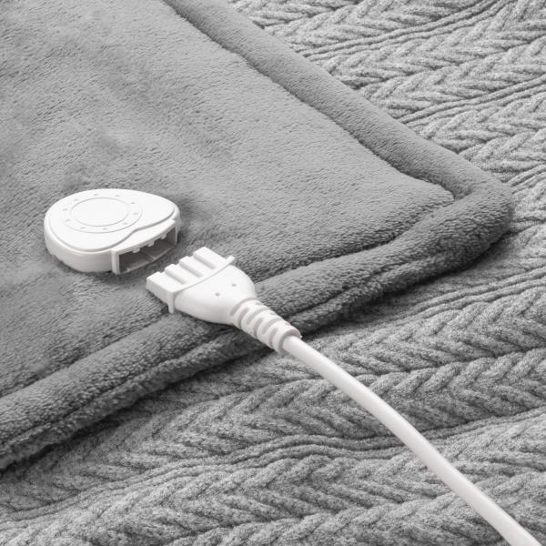 Medisana HB 680 Coperta elettrica 120 W Grigio Felpato