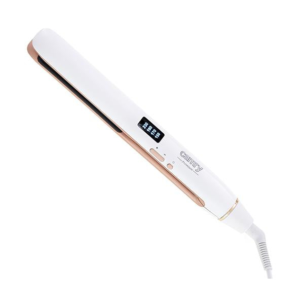 Camry Premium CR 2322 messa in piega Piastra per capelli Caldo Bianco 50 W 1,8 m