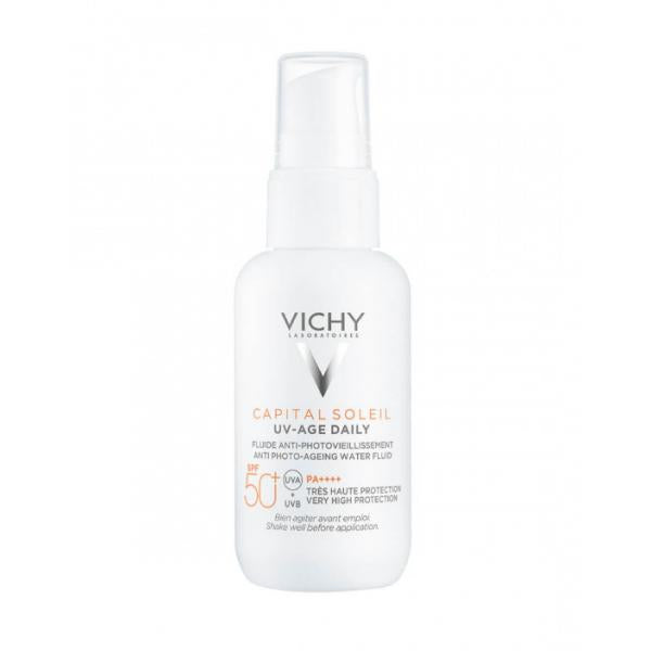 Vichy Capital Soleil Uv-Age Daily SPF50+ Water Fluid Antifotoaging 40ml