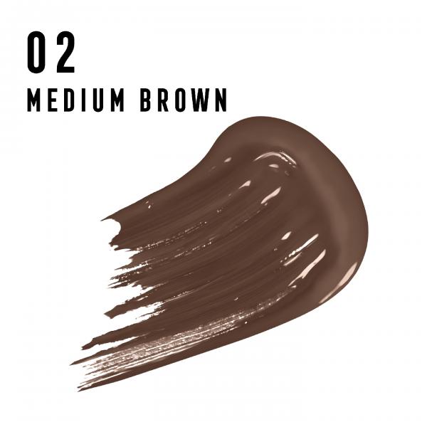 Max Factor Browfinity Super Long Wear Gel 02-Medium Brown