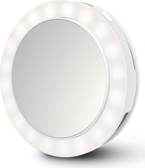 Ecomed 23603 Make-up-Spiegel Freistehend Rund Wei (23603)