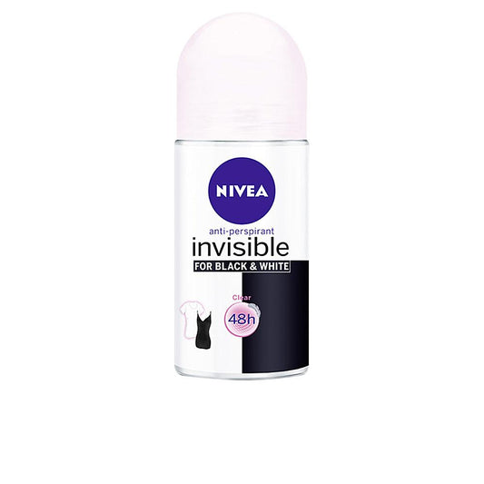 Nivea Desodorantes Nivea Roll-On Deodorant Invisible Black and White Stain-Free Protection