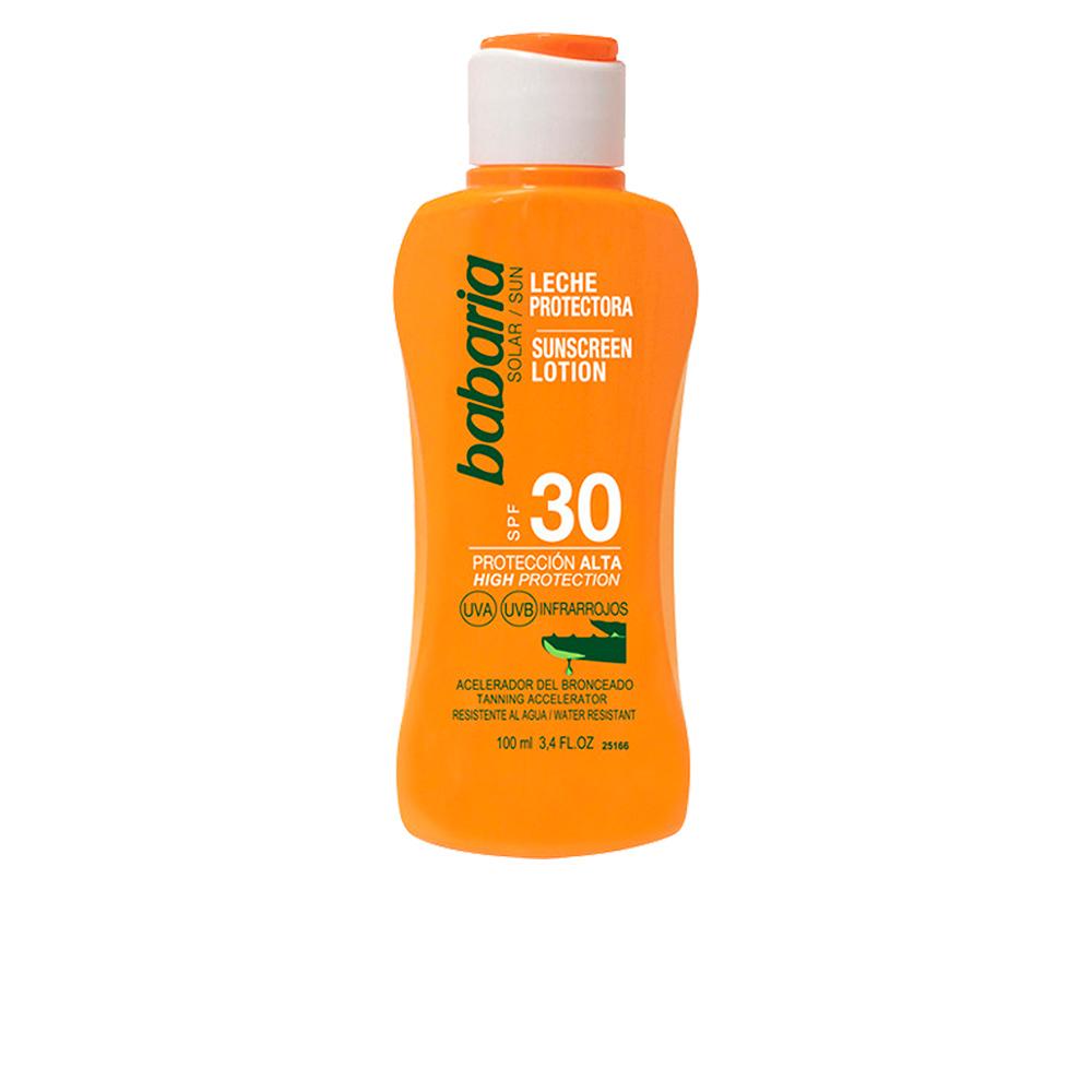 Lait solaire Babaria Solar à l'aloe vera SPF30 Haute protection