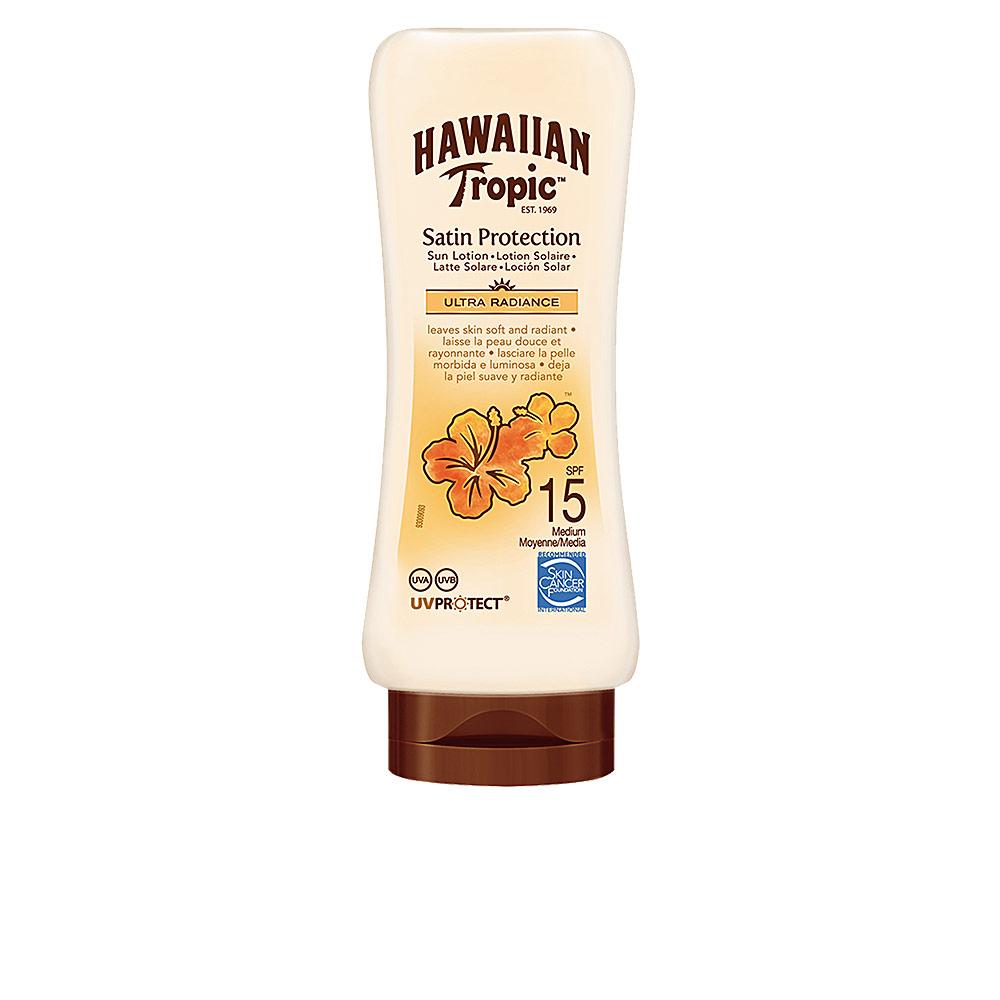 Hawaiian Tropic Glowing Protection Lozione Solare SPF 15 Pelle Protetta E Luminosa