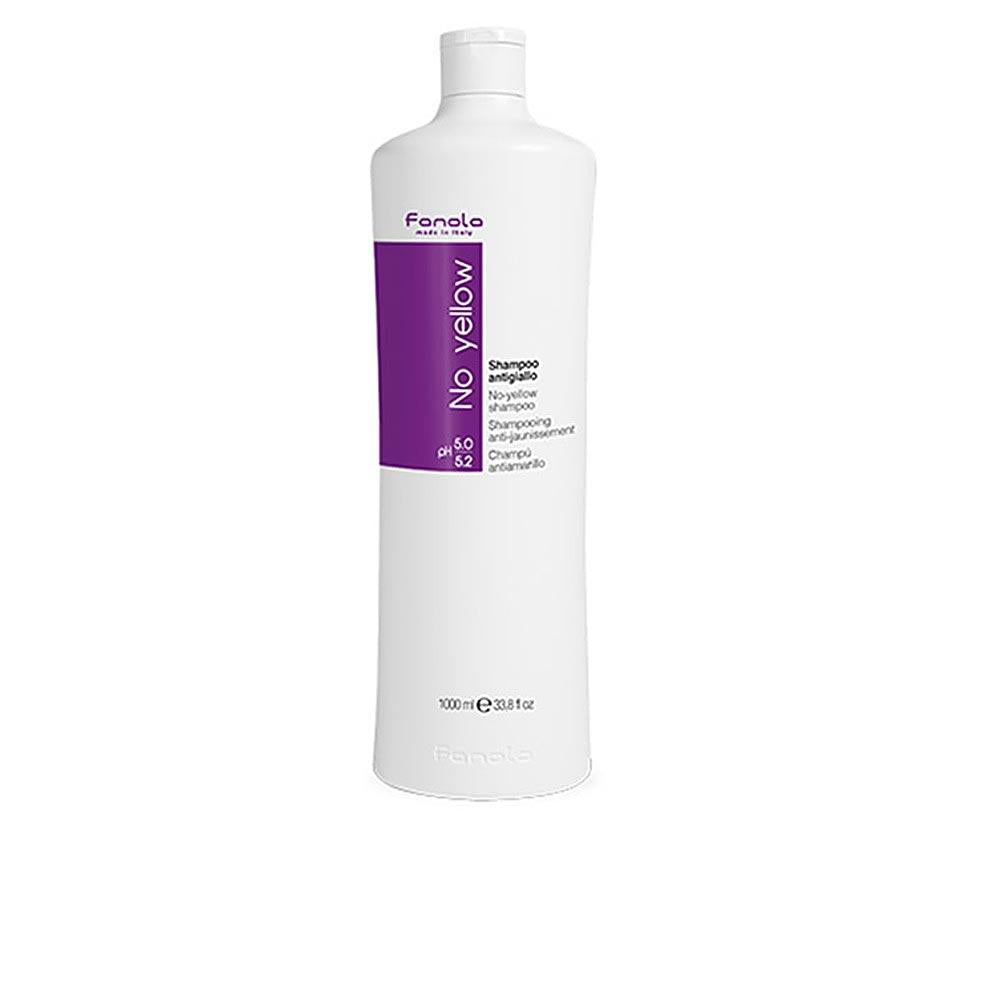 Fanola No Yellow Shampoo Para Cabello Rubio Brillo Rubio Fresco