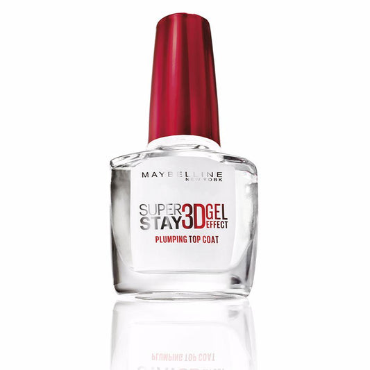 Maybelline Superstay Top Coat 3D Per Unghie Finitura Brillante Duratura