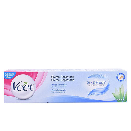 Veet Crema Depilatoria Per Pelle Sensibile Pelle Liscia In Un Attimo